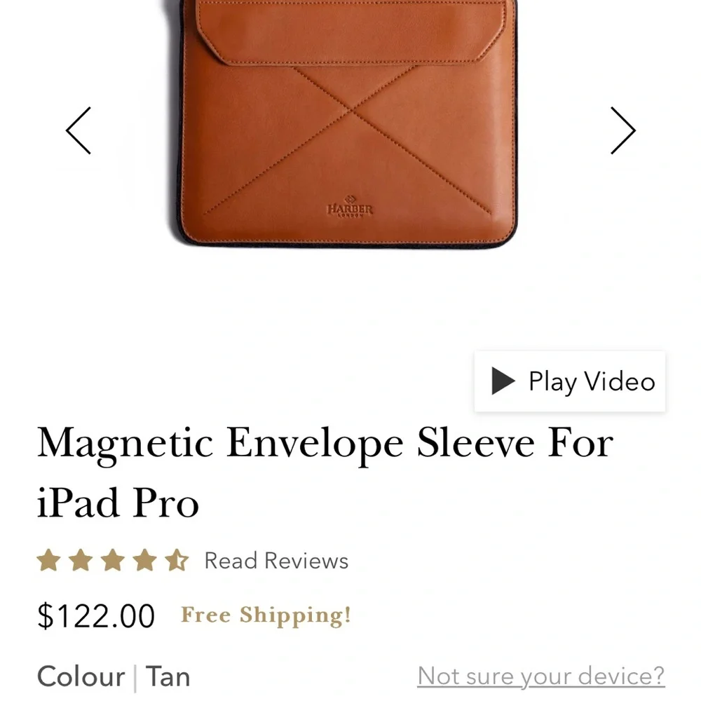 Apple iPad Pro Smart Folio and harber London case